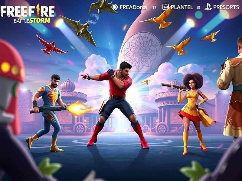Free Fire Battle Storm characters showcase